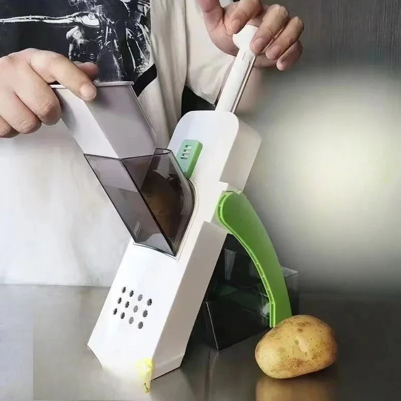 Multifunctional Hand Protection Potato Chopper Vegetable Chopper Grazing, Garlic, Ginger & Vegetable Chopper