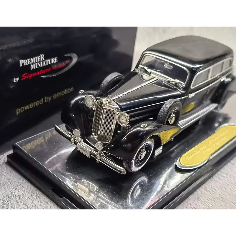 Signature Diecast 1/43 Scale 770K Luxury Car Alloy Car Model Collection Souvenir Display Ornaments Vehicle Toy