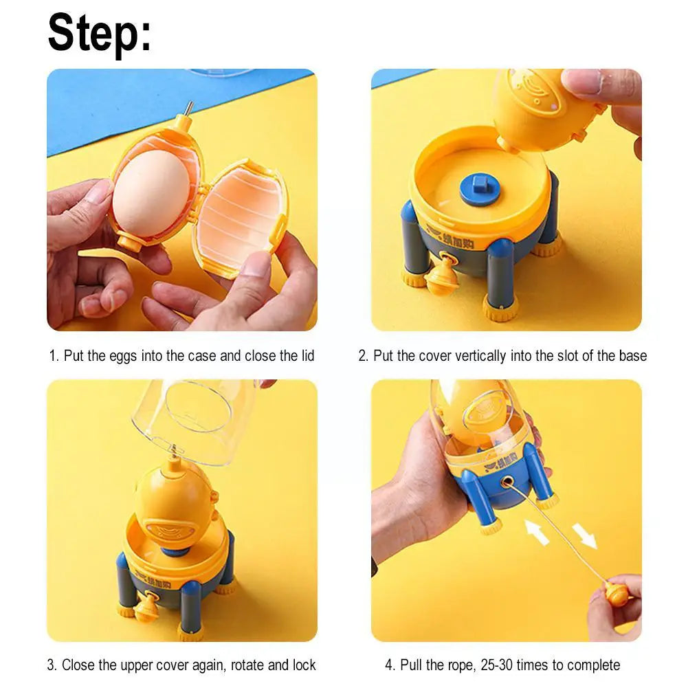 Egg Yolk Mixer Portable Egg Scrambler Shaker Manual Maker Golden Puller Egg Egg Egg Spinner Egg Homogenizer Manual Tools Mi Z0y5