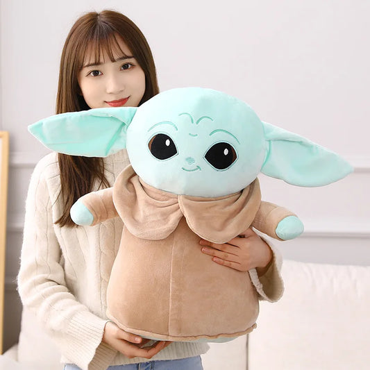 Spot Baby Yoda Doll Baby Yoda Plush Toy Star Wars Surrounding Yoda Baby Toy Plush Doll Holiday Gift Plush Throw Pillow