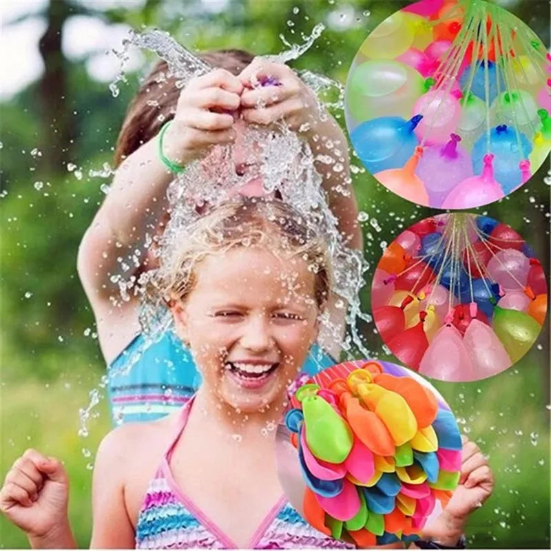 111pcs Water Bombs Balloon Amazing Filling Magic Balloon Children Water War Game Supplies Kids Summer Outdoor Beach Toy Party