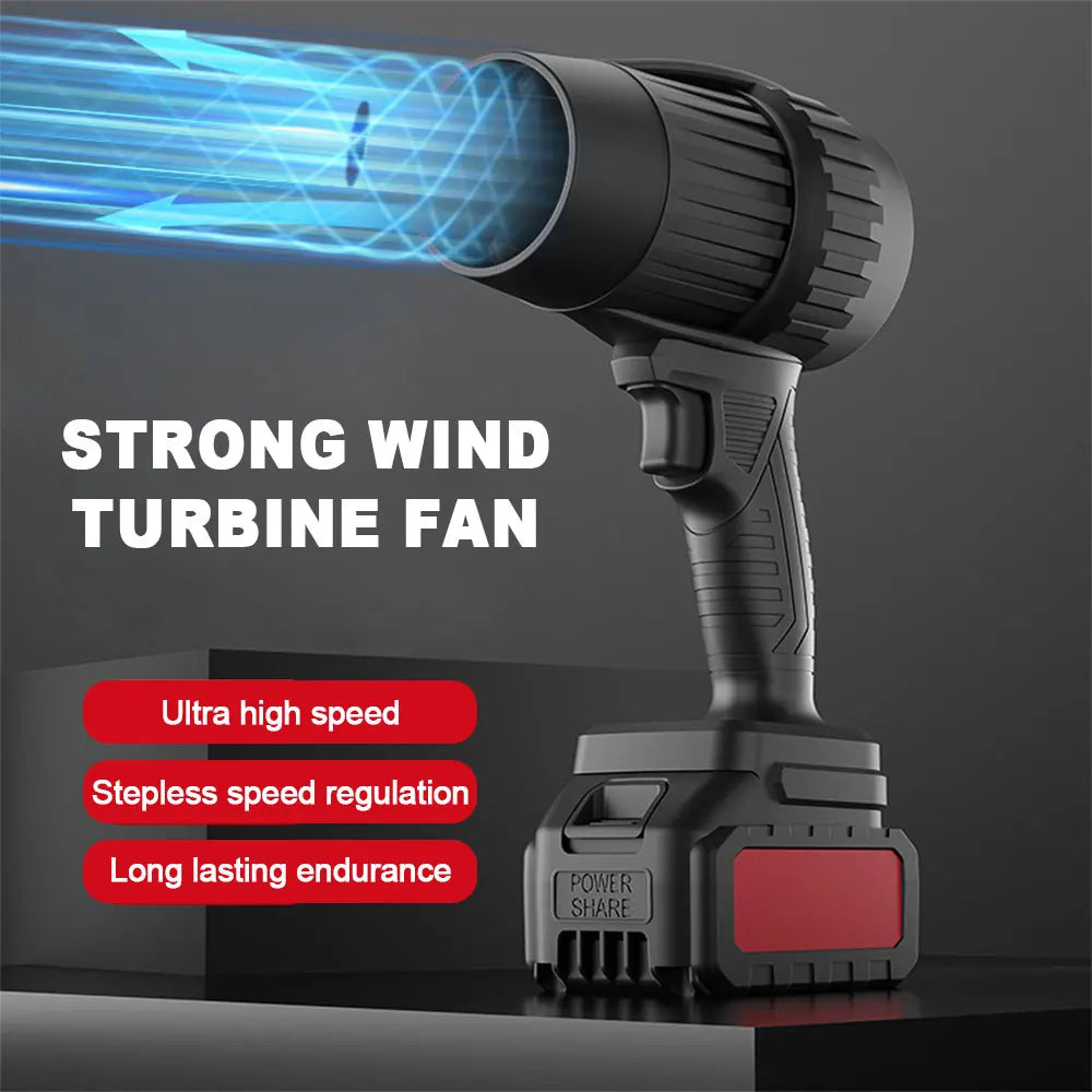 Violent Hair Dryer Powerful Turbo Fan High Performance Brushed Lithium Hair Dryer Turbojet Fan Car Washing & Blowing for Makita