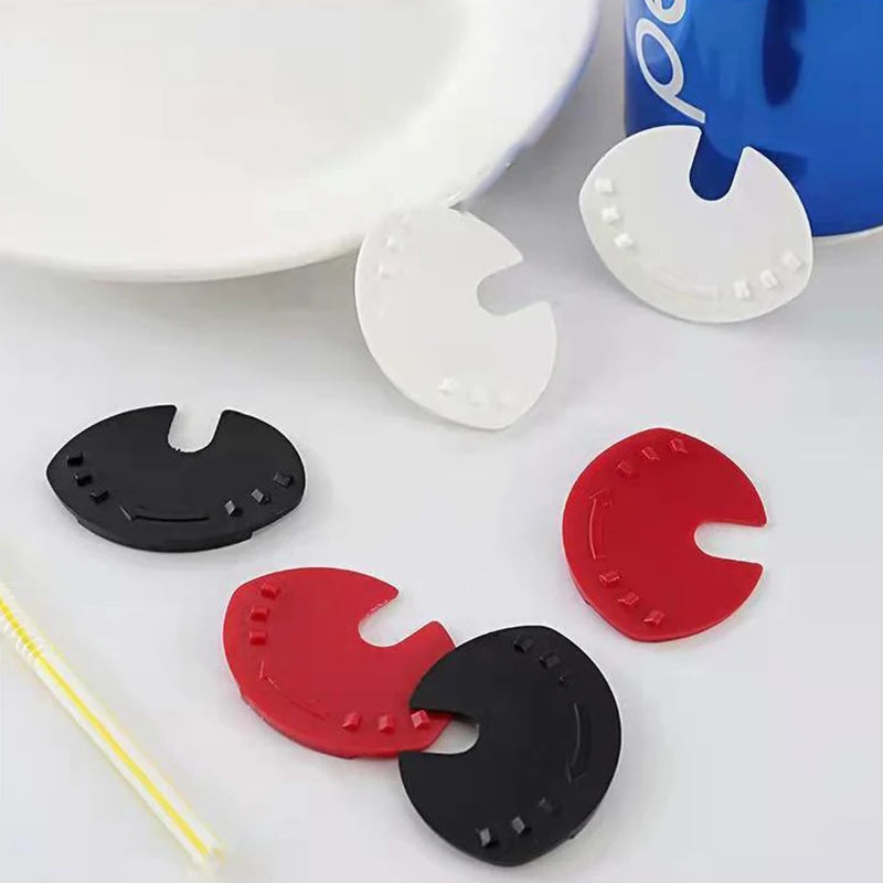 5 Pieces Can Lid Can Sealer Beverage Can Cap Can Protector Barricade Soda Cap Sealer Plastic Beer Drink Lid Protector for Beer J