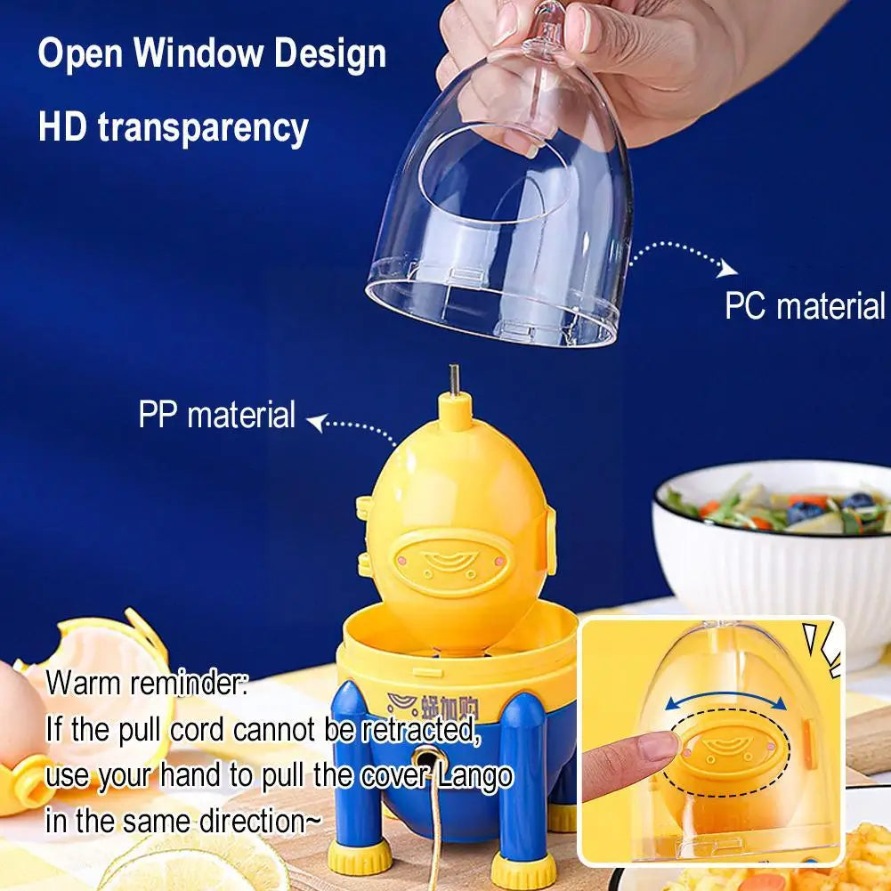 Egg Yolk Mixer Portable Egg Scrambler Shaker Manual Maker Golden Puller Egg Egg Egg Spinner Egg Homogenizer Manual Tools Mi Z0y5