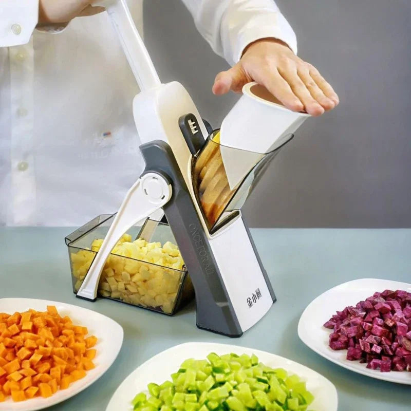 Multifunctional Hand Protection Potato Chopper Vegetable Chopper Grazing, Garlic, Ginger & Vegetable Chopper