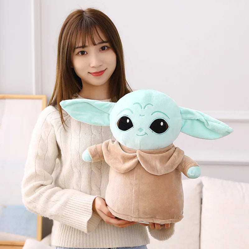 Spot Baby Yoda Doll Baby Yoda Plush Toy Star Wars Surrounding Yoda Baby Toy Plush Doll Holiday Gift Plush Throw Pillow