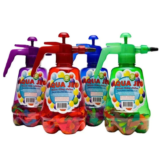 Water Filler Kit Water Fight Easy-to-Use Balloon Inflator Comes with 100 Water Balloons for Outdoor Fun Large Capacity